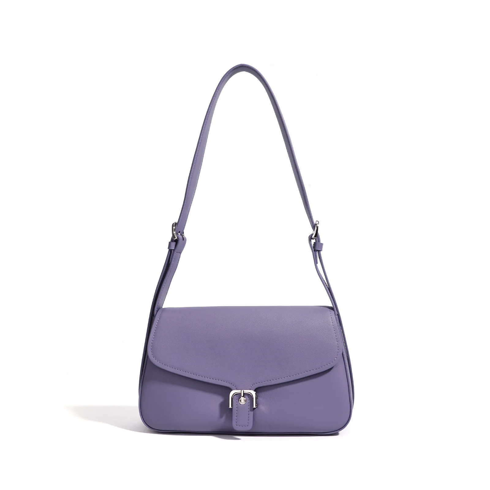 kf-S976ec3fcecb047f6ae018afcf3992f262 2026 New Women's Top Grain Leather Shoulder Bag Adjustable Strap Underarm Crossbody Bag For Daily Commute Shopping - Image 1
